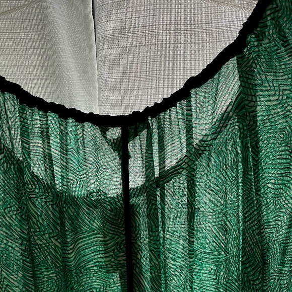 Cynthia Steffe Green and Black Boho Dress nwt - Picture 11 of 16